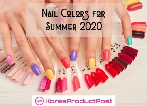 korean nail colors summer