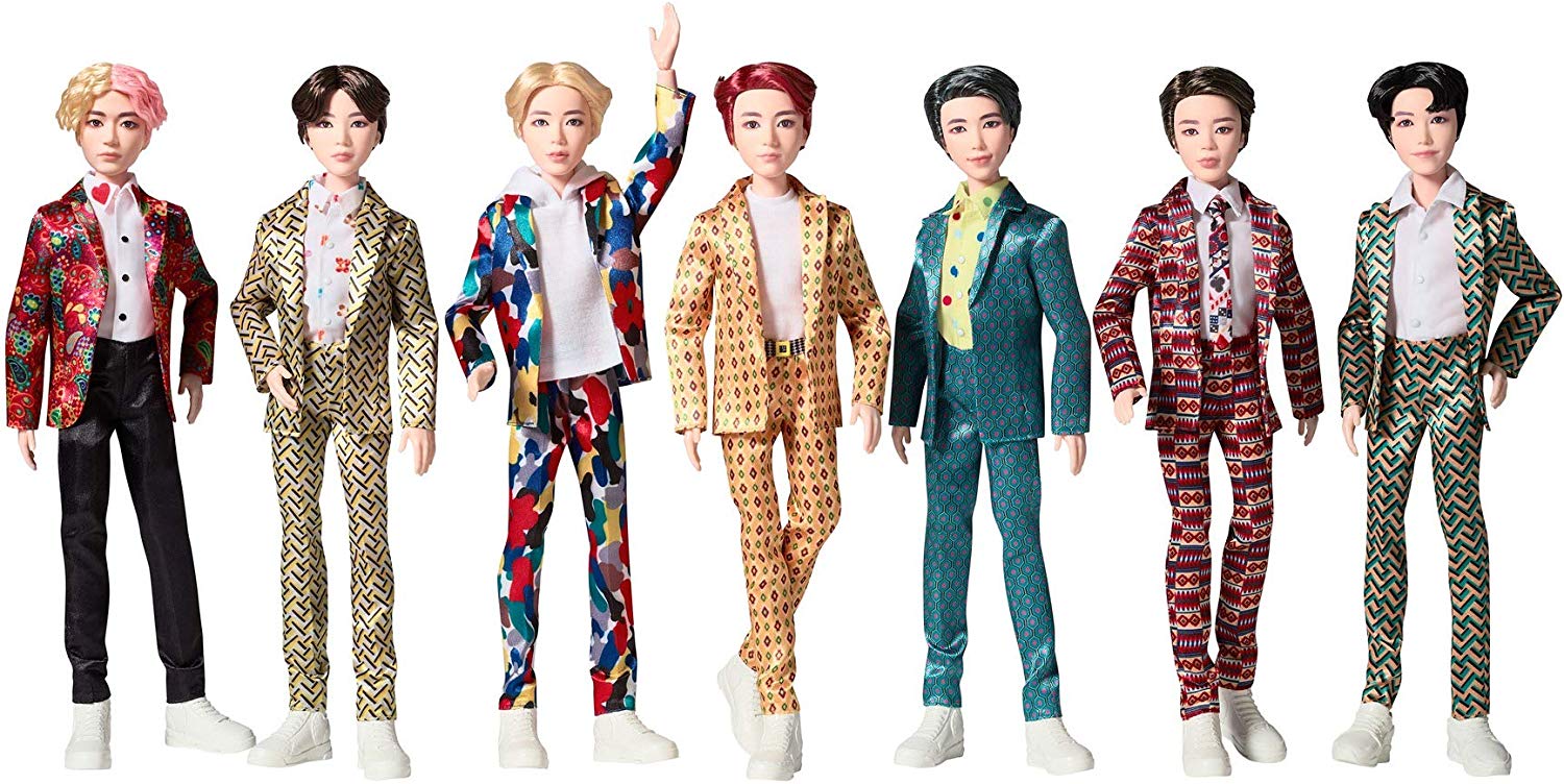 five below bts dolls