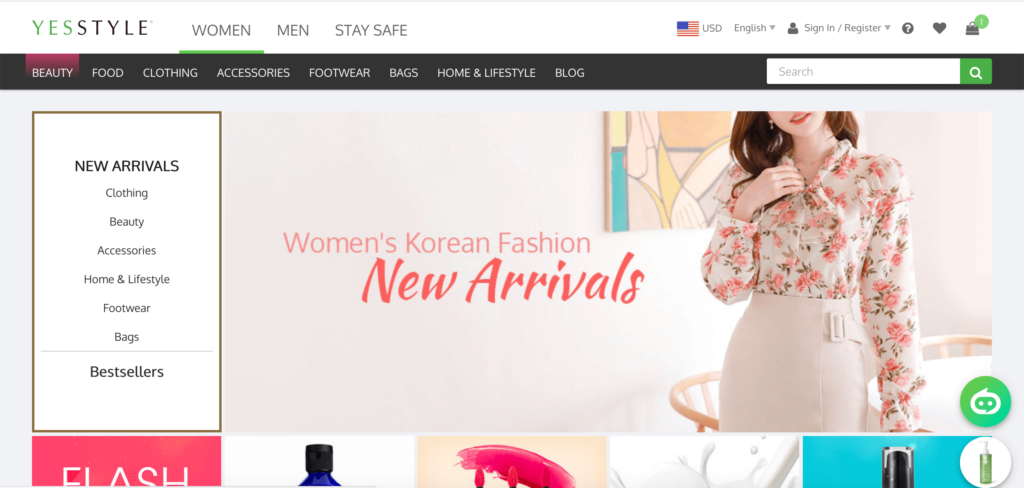 korean clothing sites