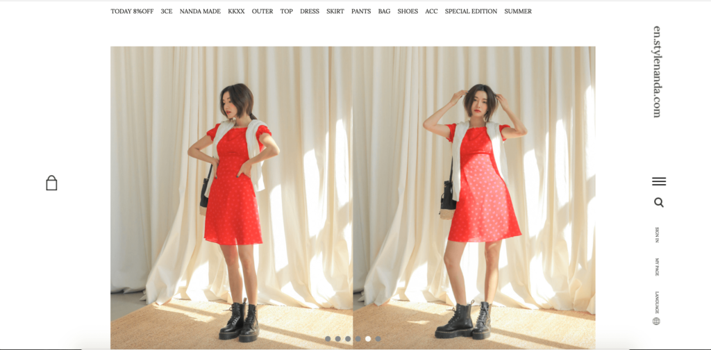 korean clothing online shopping site