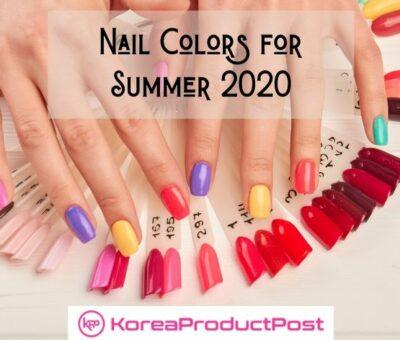 korean nail colors summer