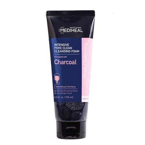 Korean Water-Based Cleansers #2 Mediheal Intensive Pore Clean Cleansing Foam (Charcoal)