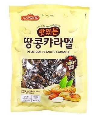 Korean Candies on AMAzon - Ilkwang Peanut Caramel Candy