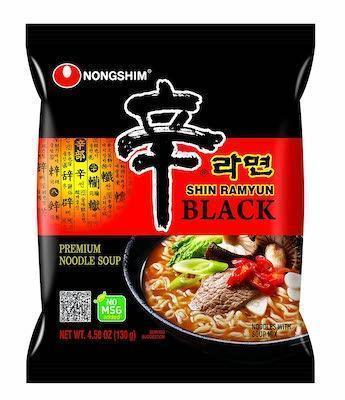 korean instant ramen shin ramyun black