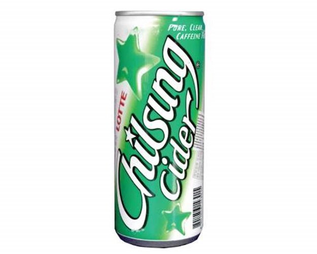 Lotte Chilsung Cider Korean soft drinks