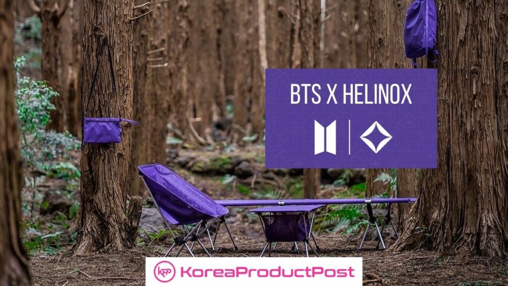 BTS x Helinox - New Vibrant Line of Outdoor Gear - KoreaProductPost