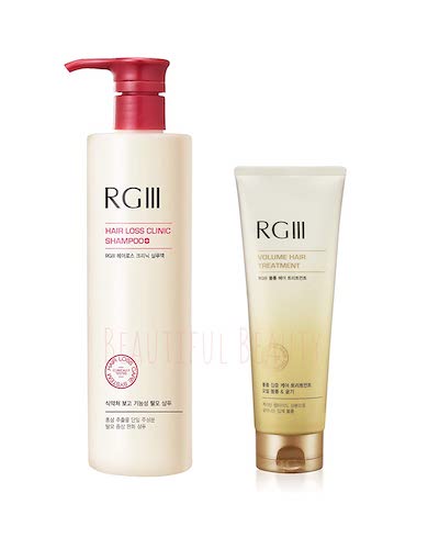 RGIII Red Ginseng Hair Loss Clinic Shampoo and Volume Hair Treatment