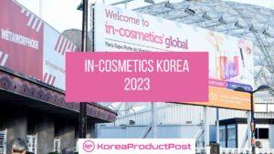 In-Cosmetics Korea 2023 beauty industry innovations