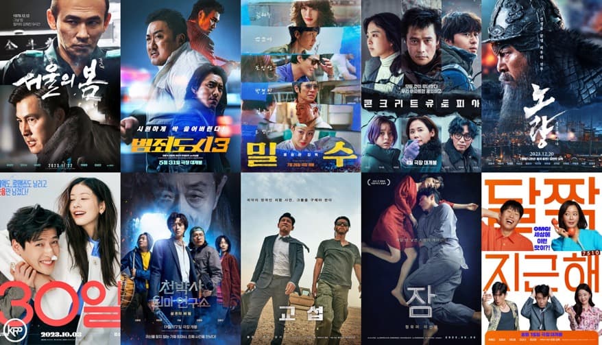 South Korean Box Office: The Best 10 Korean Movies in 2023 with Highest Grossing