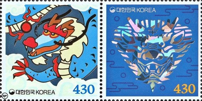 South Korea 2024 New Year's Greeting postage stamps collection | Korea Post