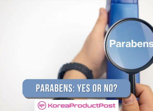 function dangers parabens in korean products