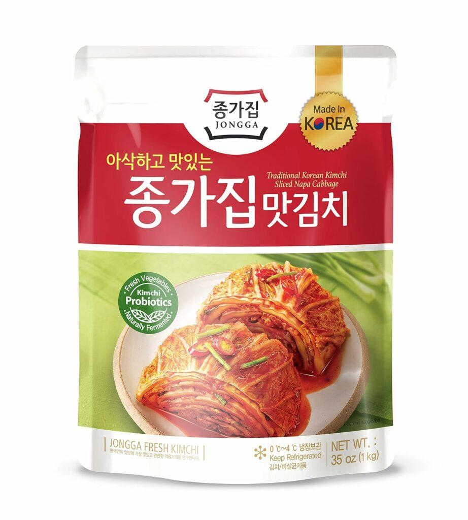 JONGGA ready-made kimchi at home