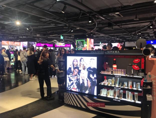 Sephora's first Korean branch at Parnas Mall in Gangnam District, southern Seoul [JOONGANG PHOTO]