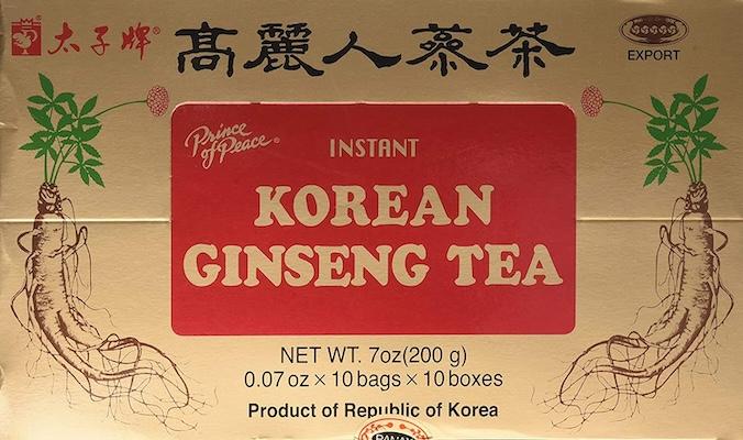 Prince Of Peace Instant Korean Panax Ginseng Tea healthy korean drinks