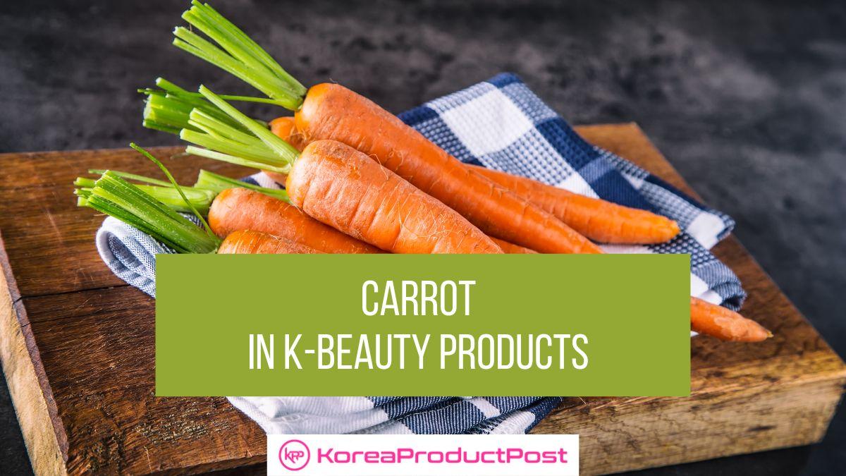 carrot K-beauty products