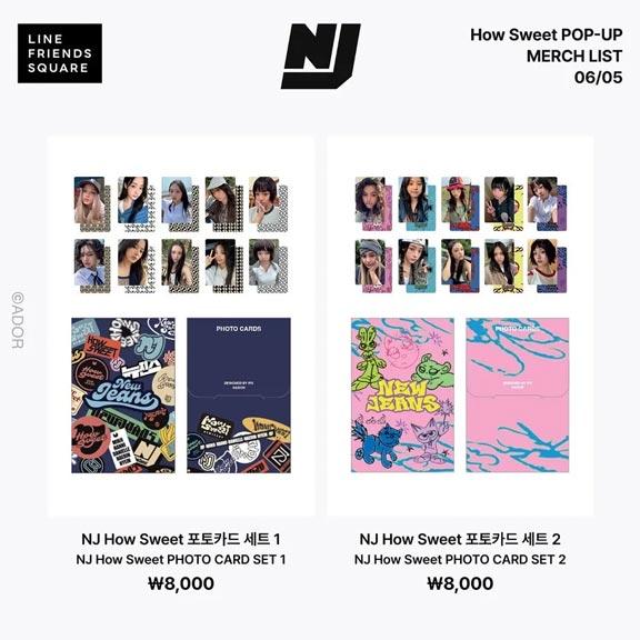 newjeans how sweet official merch at pop up store seoul