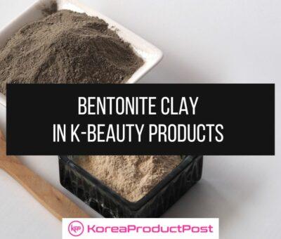 Bentonite Clay K-beauty products
