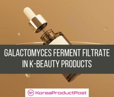 Galactomyces Ferment Filtrate K-beauty products