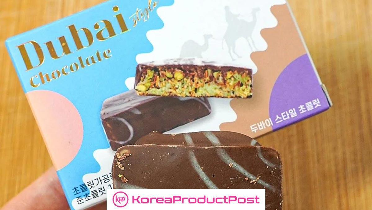 Korean dubai pistachio chocolate bar