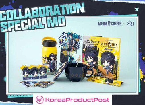 genshin impact mega coffee korea collab