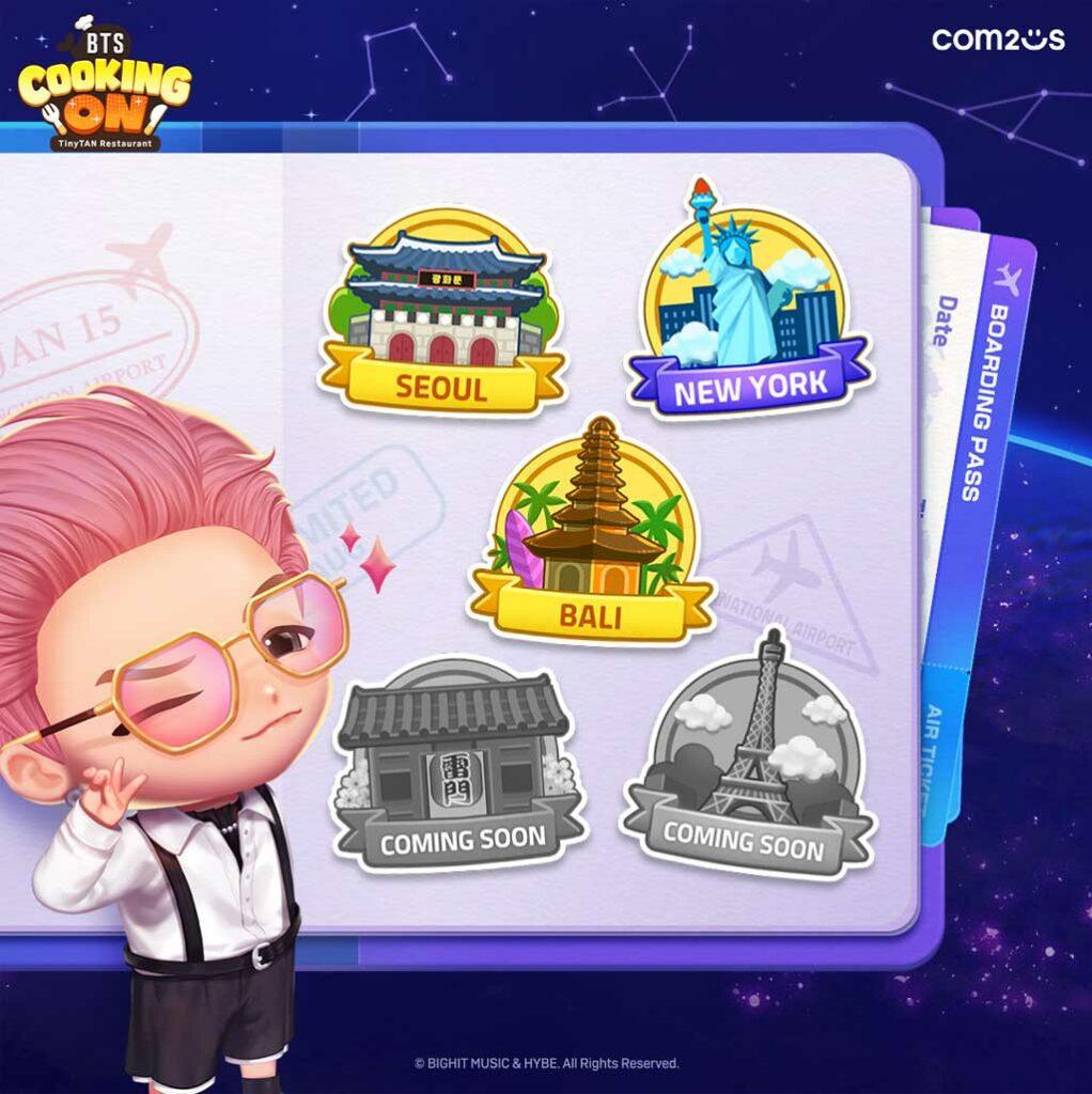 New bts tiny tan cooking game