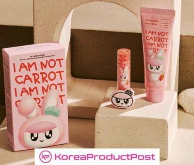 amorepacific seventeen lip balm hand cream collab