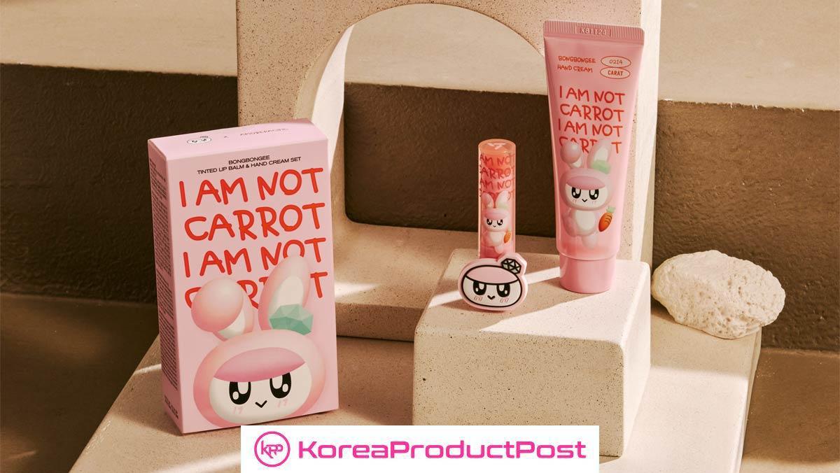 amorepacific seventeen lip balm hand cream collab