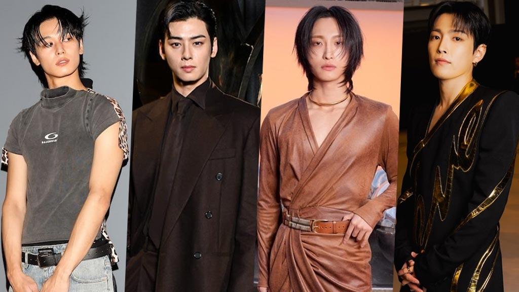 Paris Fashion Week 2024 korean male celebrities