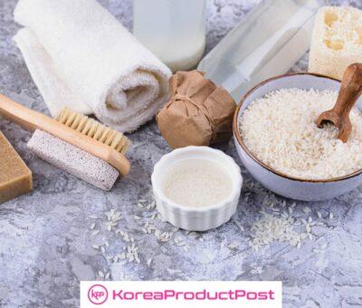 rice in k-beauty products