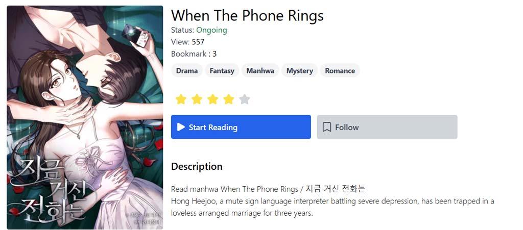 when the phone rings webtoon where to read kdrama