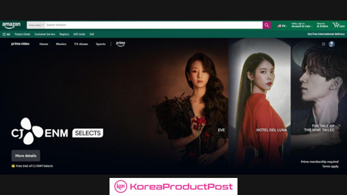 CJ ENM Selects amazon prime video korean dramas