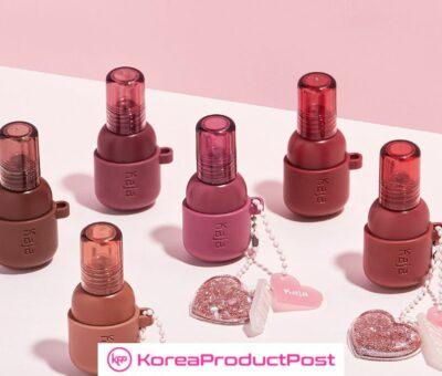 K-beauty lippie keychains