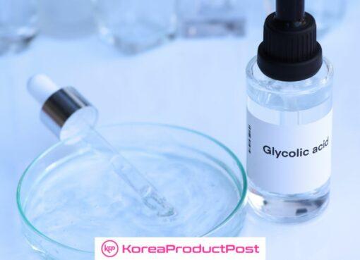 glycolic acid k-beauty products