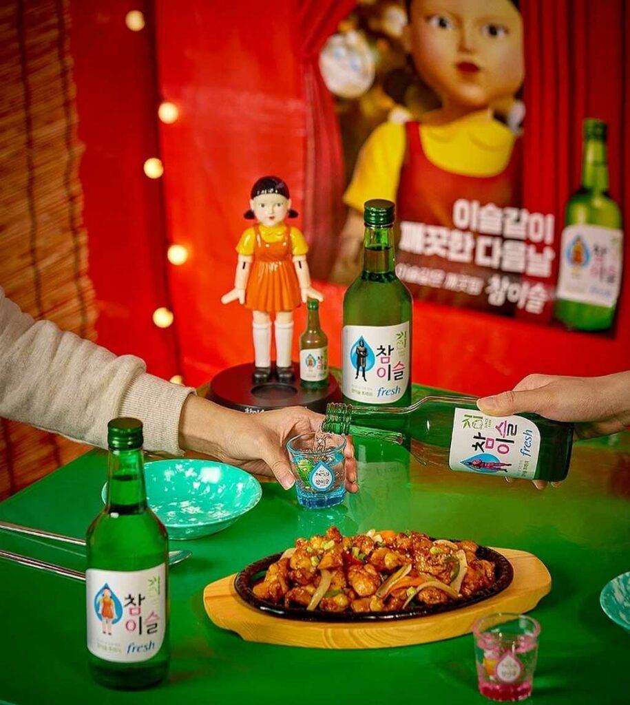 jinro chamisul soju squid game