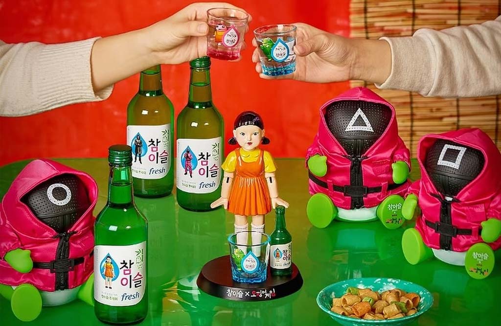 jinro chamisul soju squid game