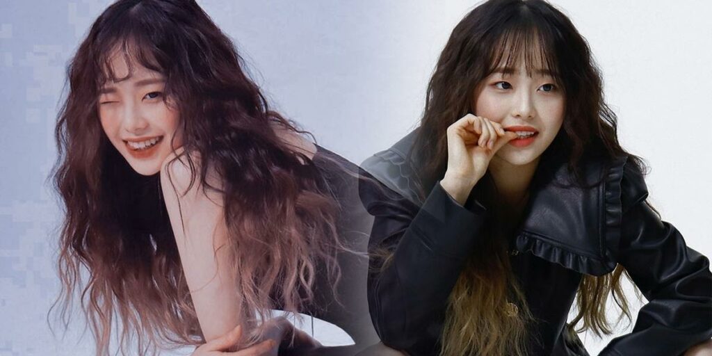 Korean hippie perm hairstyle long hair girls
