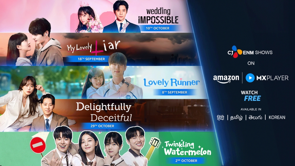 Amazon MX Player K-dramas CJ ENM India
