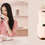 Alo × Jisoo Collab bloom pink sunset sneaker