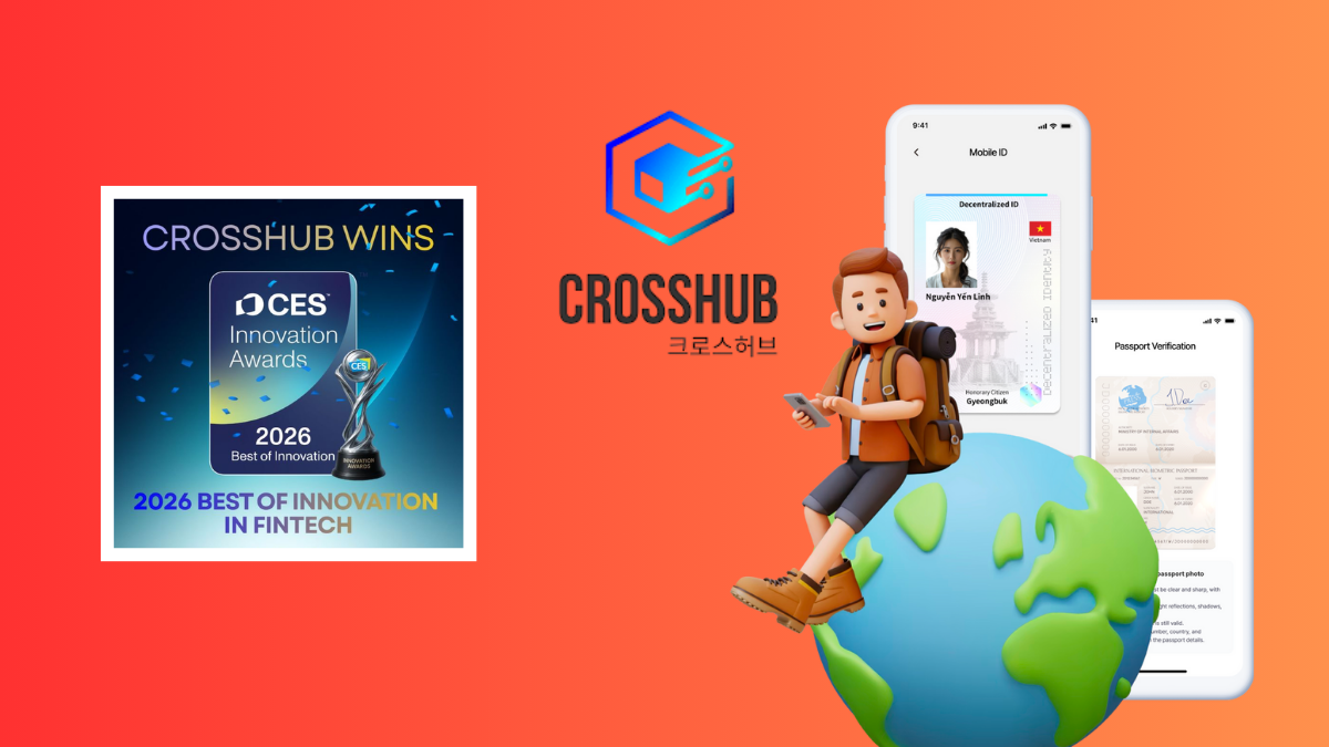 Crosshub wins CES 2026 Fintech Innovation Award for IDBlock and B·Pay